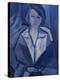 Portrait in Blue-Diana Ong-Premier Image Canvas