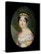 Portrait Miniature of the Empress Josephine-Andre Leon Larue-Premier Image Canvas