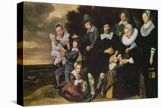 Portrait of a 12-Member Family-Frans Hals-Premier Image Canvas