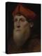 Portrait of a Bearded Prelate, C.1520-40 (Oil on Canvas)-Italian School-Premier Image Canvas
