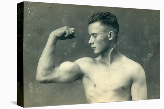 Portrait of a Bodybuilder, C.1898-null-Premier Image Canvas