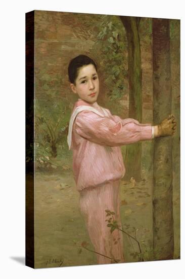 Portrait of a Boy in a Pink Sailor Suit-Jacques-emile Blanche-Premier Image Canvas