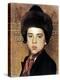 Portrait of a Boy-Isidor Kaufmann-Stretched Canvas