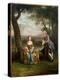 Portrait of a Couple, Possibly Daniel and Mary Swaine of Leverington Hall-Arthur Devis-Premier Image Canvas