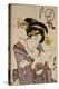 Portrait of a Courtesan Reading a Love Letter-Ioki Bunsai-Premier Image Canvas