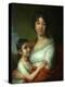 Portrait of A.E. Labzina and Her Foster-Daughter S.A. Mudrova, 1803-Vladimir Lukich Borovikovsky-Premier Image Canvas