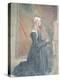 Portrait of a Female Member of the Sassetti Family-Domenico Ghirlandaio-Premier Image Canvas