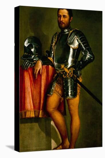 Portrait of a Gentleman by Veronese-Veronese-Premier Image Canvas