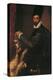 Portrait of a Gentleman with His Dog-Bartolomeo Passarotti-Premier Image Canvas