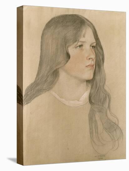 Portrait of a Girl, 1904-William Strang-Premier Image Canvas