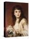 Portrait of a Girl-Frank Bernard Dicksee-Premier Image Canvas