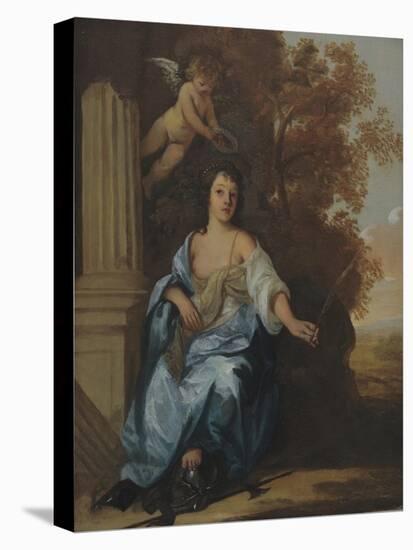 Portrait of a Lady as a Saint-Sir Peter Lely-Premier Image Canvas