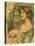 Portrait of a Lady in a Green Dress-John William Waterhouse-Premier Image Canvas