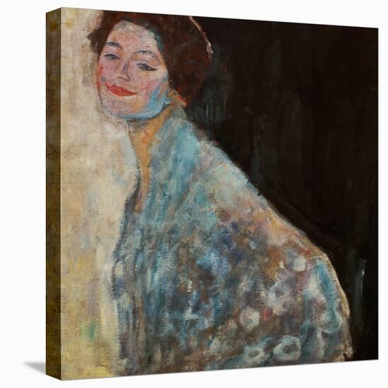 Portrait of a Lady in White, 1917/18-Gustav Klimt-Premier Image Canvas