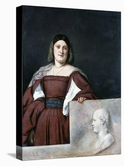 Portrait of a Lady, La Schiavona (The Dalmatian Woman), C1510-1512-Titian (Tiziano Vecelli)-Premier Image Canvas