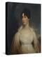 Portrait of a Lady Seated, Half Length, Wearing a White Dress-Sir William Beechey-Premier Image Canvas