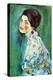 Portrait of a Lady-Gustav Klimt-Stretched Canvas
