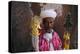Portrait of a Man Holding Christian Symbols, Bieta Mercurios, Wollo Region, Ethiopia-Bruno Barbier-Premier Image Canvas