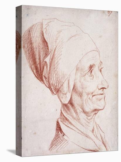 Portrait of a Man Said to Be Voltaire, Small Bust-Length, in Profile-Daniel Chodowiecki-Premier Image Canvas