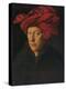 'Portrait of a Man (Self Portrait?)', 1433-Jan Van Eyck-Premier Image Canvas