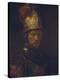 Portrait of a Man with a Golden Helmet, C. 1650-55-Rembrandt van Rijn-Premier Image Canvas