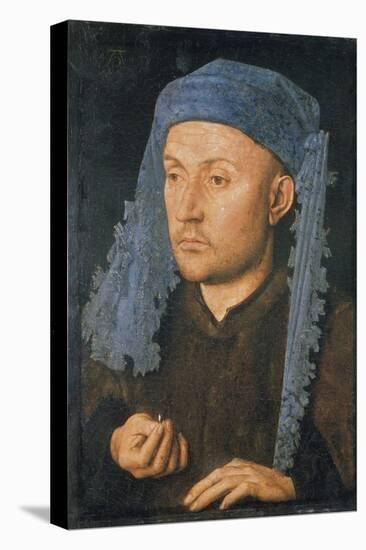 Portrait of a Man with Blue Headdress, C. 1430-Jan van Eyck-Premier Image Canvas