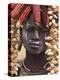 Portrait of a Mursi Lady, South Omo Valley, Ethiopia, Africa-Jane Sweeney-Premier Image Canvas