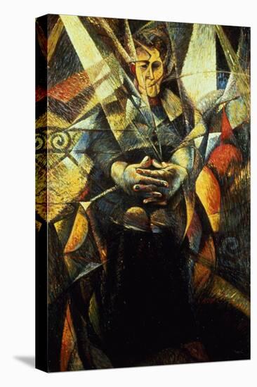 Portrait of a Seated Woman-Umberto Boccioni-Premier Image Canvas