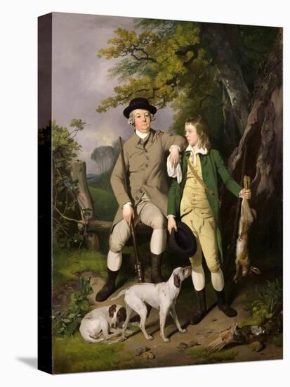 Portrait of a Sportsman with His Son, 1779-Francis Wheatley-Premier Image Canvas