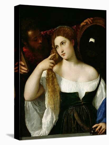Portrait of a Woman at Her Toilet, 1512-15-Titian (Tiziano Vecelli)-Premier Image Canvas