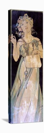 Portrait of a Woman, C1900-1939-Alphonse Mucha-Premier Image Canvas