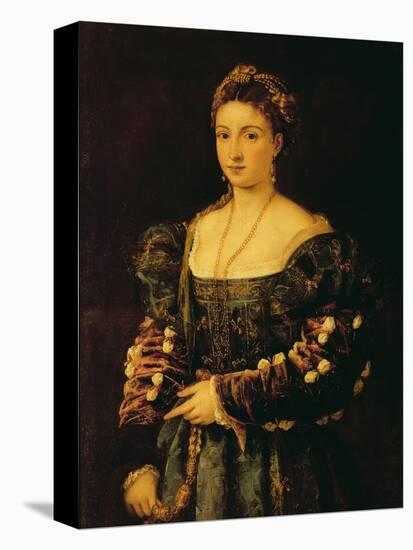 Portrait of a Woman, Called La Bella-Titian (Tiziano Vecelli)-Premier Image Canvas