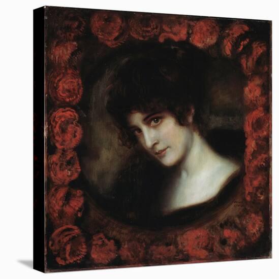 Portrait of a Woman-Franz von Stuck-Premier Image Canvas