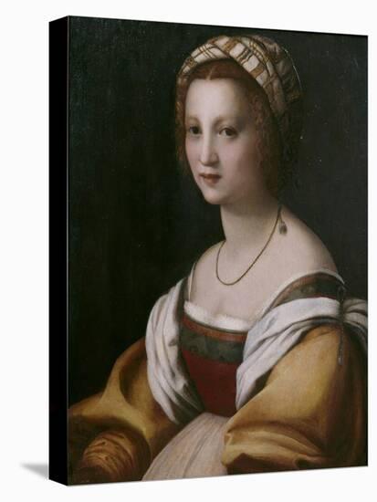 Portrait of a Woman-Andrea del Sarto-Premier Image Canvas
