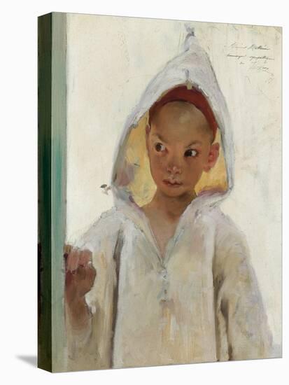 Portrait of a Young Boy Wearing a Burnous-Henri Jules Jean Geoffroy-Premier Image Canvas