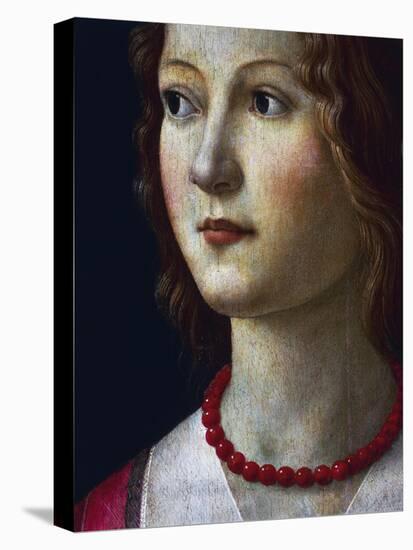 Portrait of a Young Girl, 1485-Domenico Ghirlandaio-Premier Image Canvas