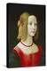 Portrait of a Young Girl. Probably About 1490-Domenico Ghirlandaio-Premier Image Canvas