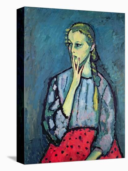 Portrait of a Young Girl-Alexej Von Jawlensky-Premier Image Canvas