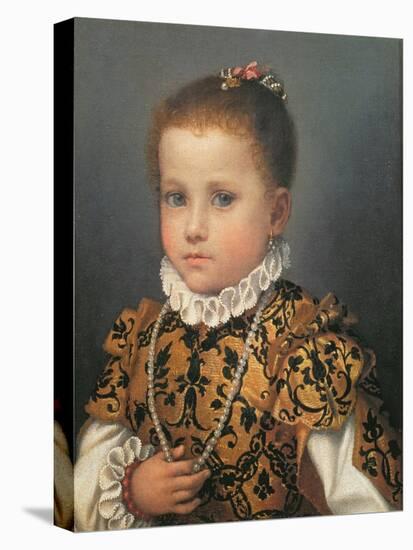 Portrait of a Young Girl-Giovanni Battista Moroni-Premier Image Canvas