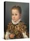 Portrait of a Young Girl-Giovanni Battista Moroni-Premier Image Canvas