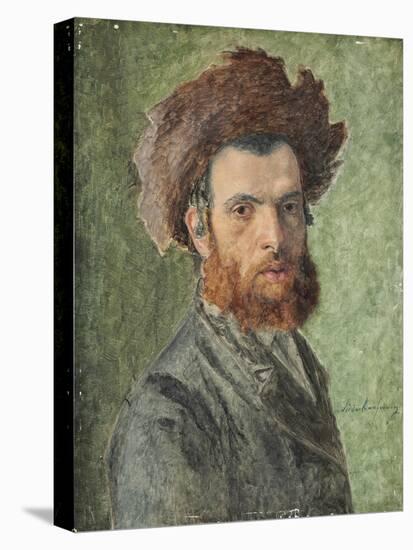 Portrait of a Young Hasidic Jew-Isidor Kaufmann-Premier Image Canvas