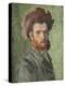 Portrait of a Young Hasidic Jew-Isidor Kaufmann-Premier Image Canvas