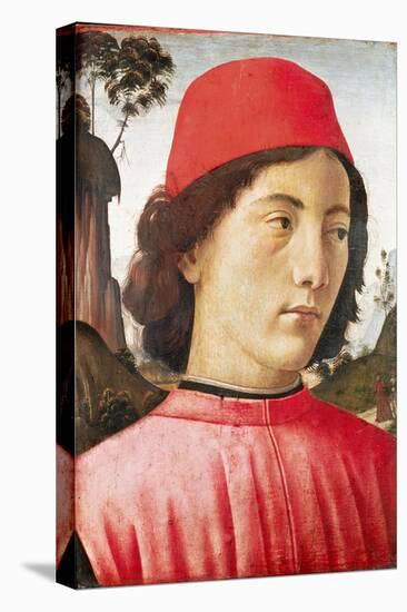 Portrait of a Young Man, 15th Century-Domenico Ghirlandaio-Premier Image Canvas