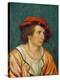 Portrait of a Young Man, C.1520-1530-Hans Holbein the Younger-Premier Image Canvas