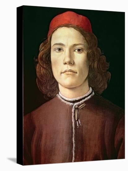 Portrait of a Young Man, circa 1480-85-Sandro Botticelli-Premier Image Canvas