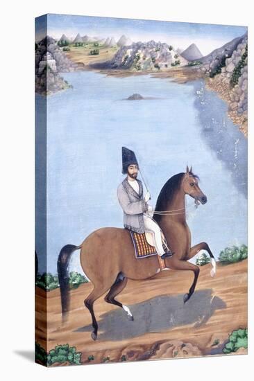 Portrait of a Young Man on Horseback, C.1840-null-Premier Image Canvas