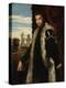 Portrait of a Young Man Wearing Lynx Fur-Paolo Veronese-Premier Image Canvas