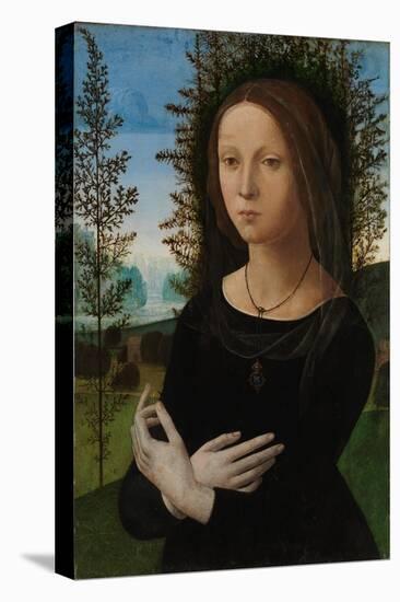 Portrait of a Young Woman, c.1475-80-Lorenzo di Credi-Premier Image Canvas