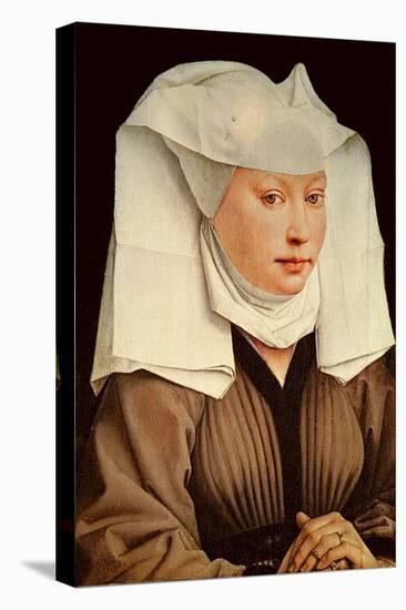 Portrait of a Young Woman in a Pinned Hat, circa 1435-Rogier van der Weyden-Premier Image Canvas