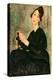 Portrait of a Young Woman-Amedeo Modigliani-Premier Image Canvas